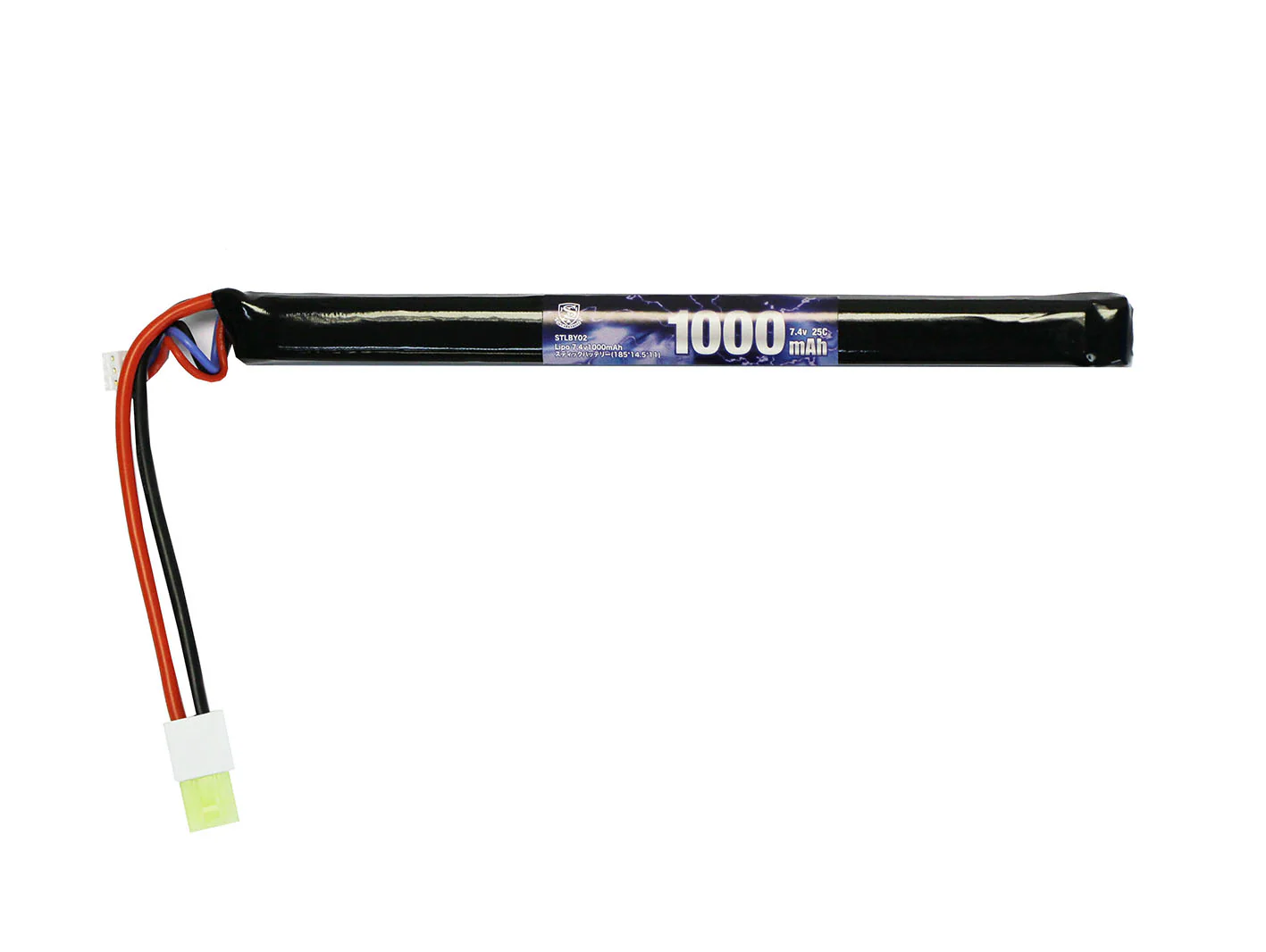 S&T Lipo 7.4v 1000mAh stick battery(185*14.5*11mm) - Image 3