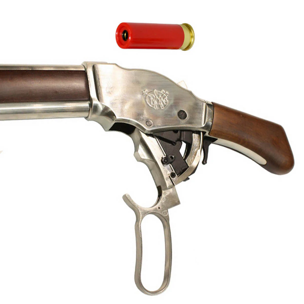 S&T M1887 Wild Card Shell Ejecting Gas Shotgun Real Wood SV - Image 3