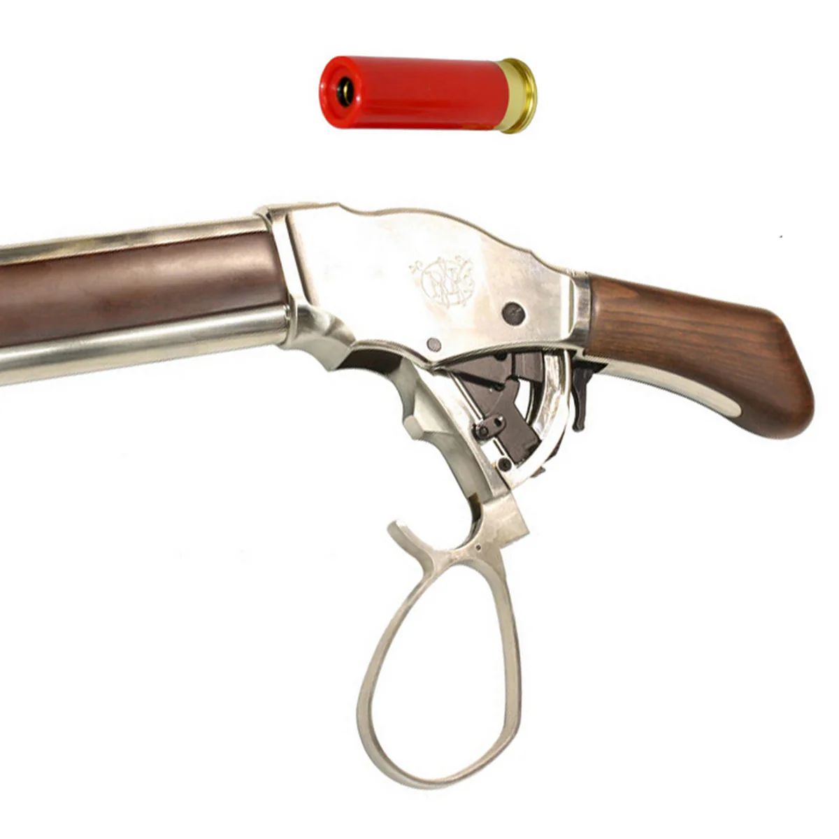 S&T M1887 Wild Card Shell Ejecting Gas Shotgun Real Wood Wide Lever SV - Image 4