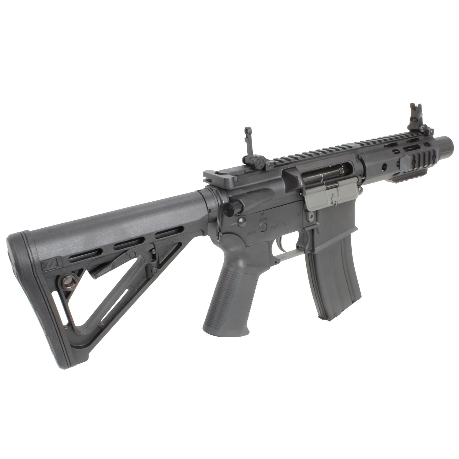 S&T M4 URX4 M-LOK 5" SD M-Style Stock Challenger Line G3 AEG BK (Colt Marking) - Image 3