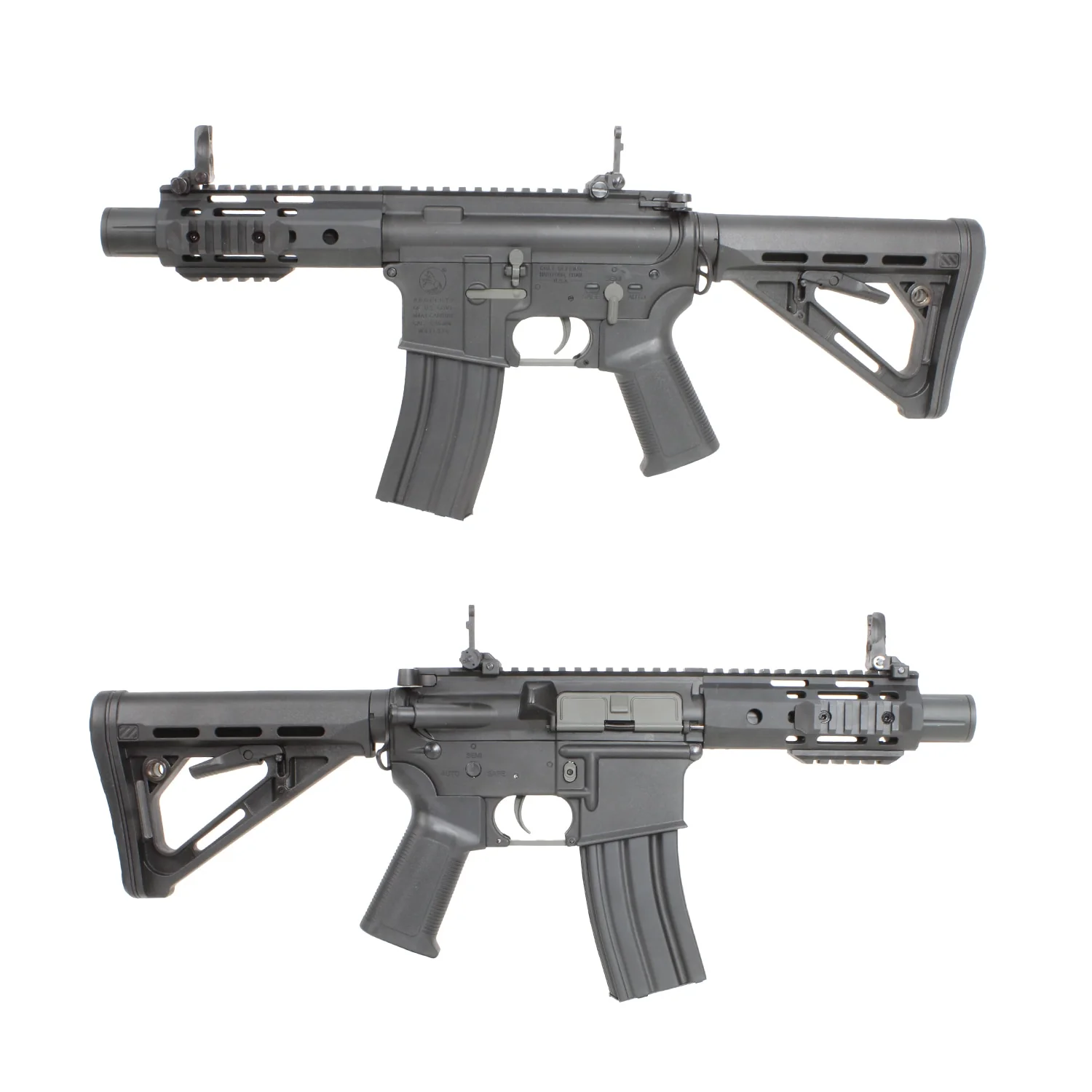 S&T M4 URX4 M-LOK 5" SD M-Style Stock Challenger Line G3 AEG BK (Colt Marking) - Image 7
