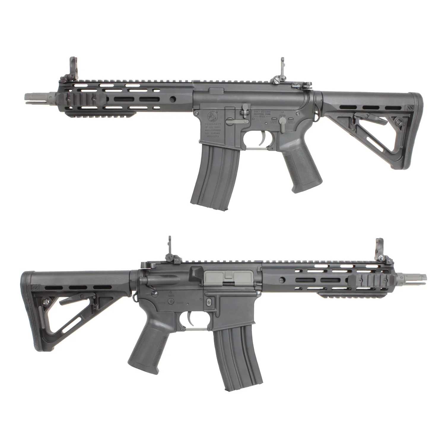 S&T M4 URX4 M-LOK 9.5" M-Style Stock Challenger Line G3 AEG BK (Colt Marking) - Image 3