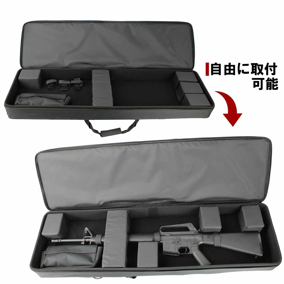 S&T Semi Hard Gun Case L Size V2 (1100x300x100mm) - Image 5