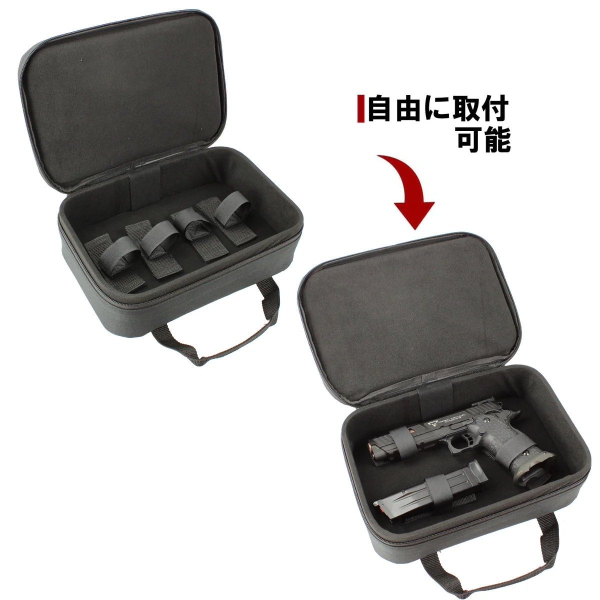 S&T Single Pistol Semi Hard Case (305x210x80mm) - Image 3
