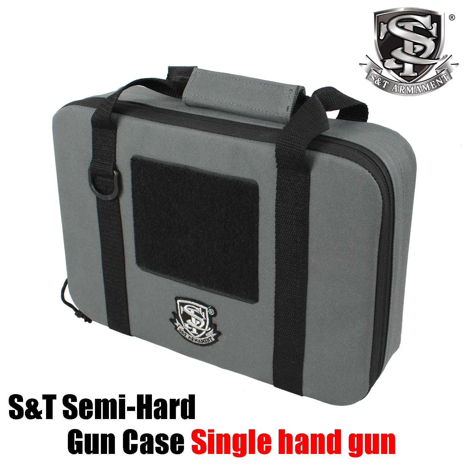 S&T Single Pistol Semi Hard Case (305x210x80mm) - Image 4