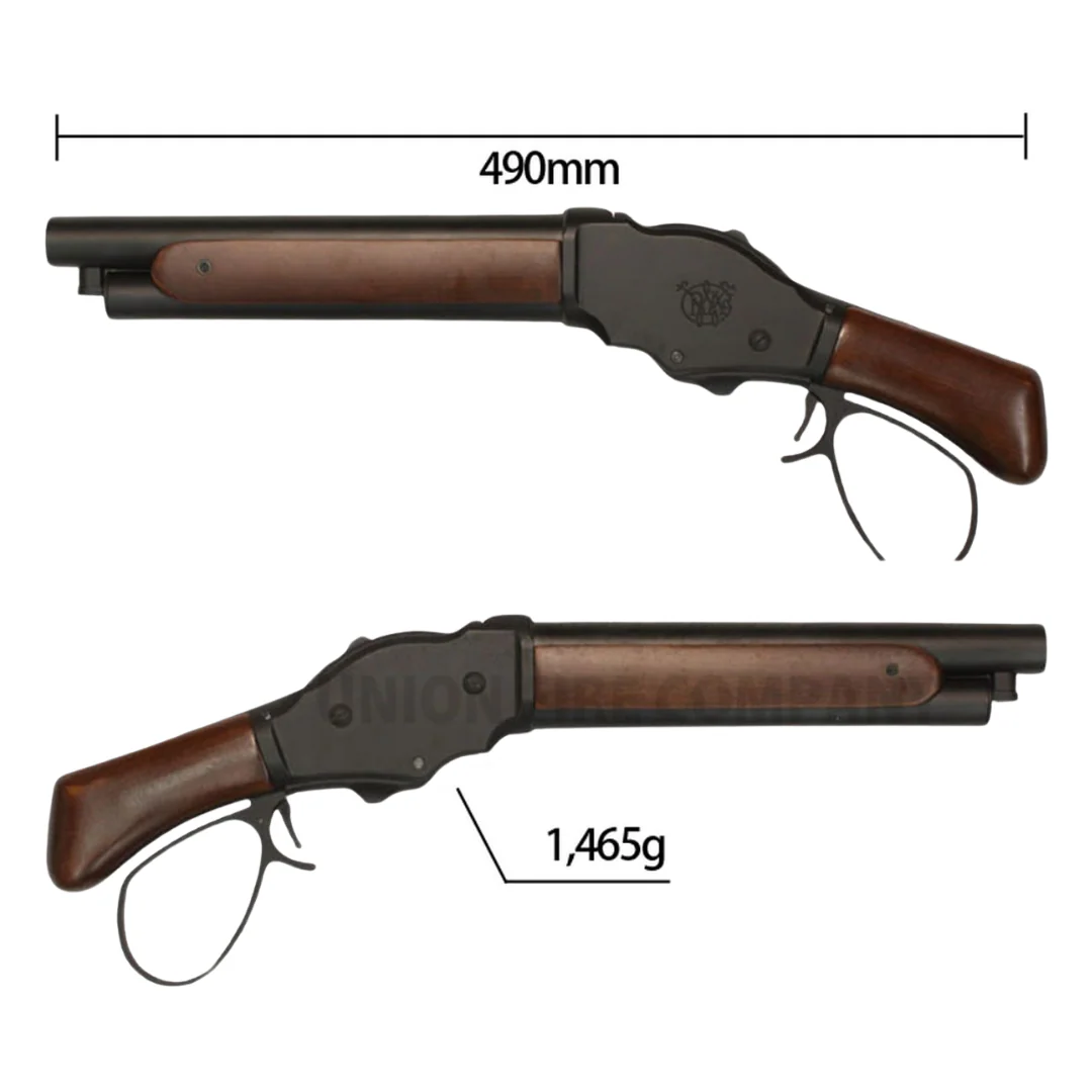 S&T Winchester M1887 Wild Card Gas Shotgun Real Wood Black Wide Lever - Image 3